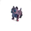 PLA 3D Printed Dog Model Solid Color Multi-jointed Dog Action Figurine Movable Articulated Animal Figurine Desktop Decoration