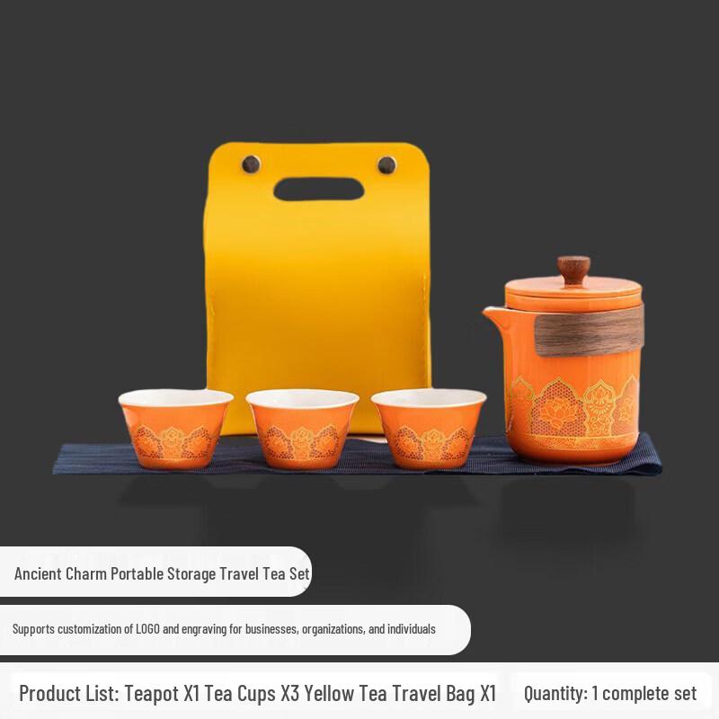 Youluo Portable Ceramic Travel Tea Set