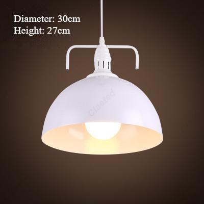 Creative Retro Simple LED American Wrought Iron Pot Chandelier Hotel Bar Restaurant Coffee Shop Decorative Lighting.