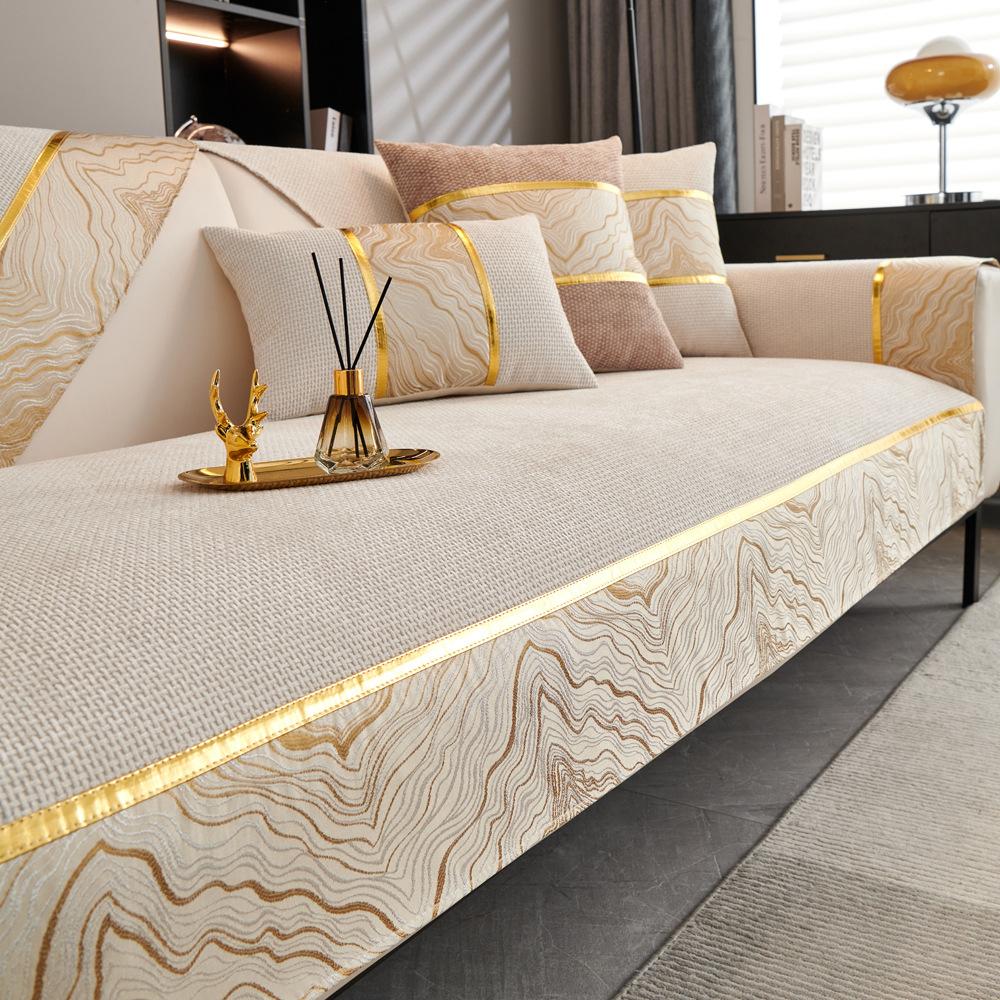 Four Seasons Universal Sofa Cushion Premium Non-slip Cushion Cover Cloth Towel Backrest