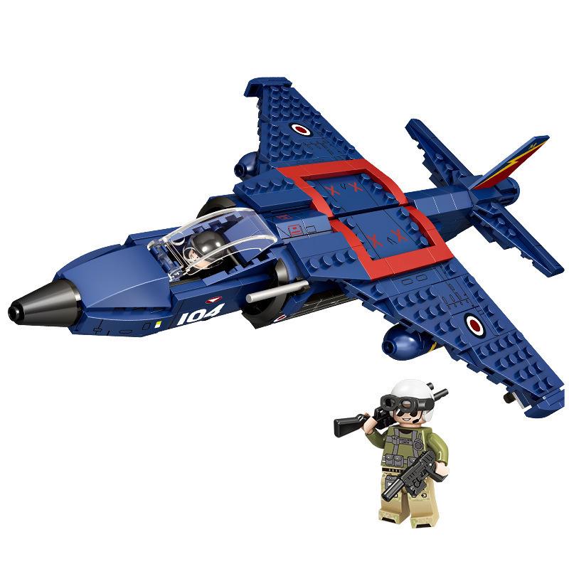 FC4101 Military Fighter Plane Model Building Blocks Set - Lego Compatible