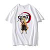 Casual Anime Demon Slayer Kimetsu No Yaiba Graphics Women T-Shirt Summer Loose Blouse 90S O-Neck Ladies White Kids Tops Men Tees