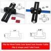 Safety Table Saw Jig Thin Rip Jig for Making Repetitive Narrow Thin Strip Cuts Metal Fast Thin Ripping Guide for Saw Table