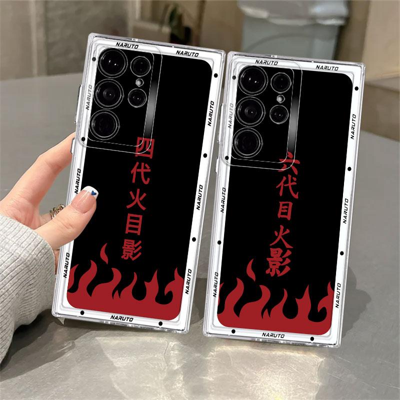 Case for Samsung Galaxy S10 Plus S21 S24 FE S22 Note 10 20 Ultra S25 Ultra S23 S20 Soft Cover Japan Anime N-arutos