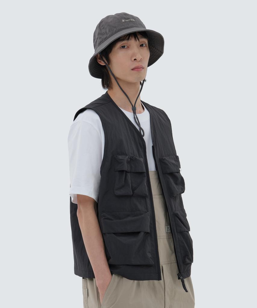 Snowpeak Apparel Cample Utility Vest Dark Charcoal (S24Smcve10)