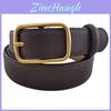 Women Leather Belt Fashion Casual Alloy Buckle For Denim Pants