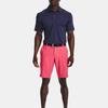 Under Armour Solid Color Golf Short Sleeve Polo Shirt Men Tops Dark-Blue 1378673-410