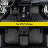 CUWEUSANG Benutzerdefinierte Auto-Fußmatten Für VW TCross T-Cross Auto-Teppiche Fuß Coche Zubehör