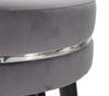 Bar Stool Paris Gray Silver Cm Ø 35X74