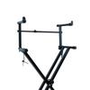 Keyboard Riser X-Stand Double-Tier Electronic Organ Performance Stand - Musical Instrument Accessory.