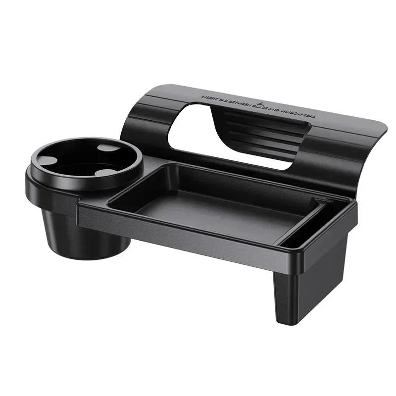 Car Organizer Box Multifunctional Hanging Storage Rack with Cup Holder Drink Holder Side Door Window Phone Slot For Car Interior