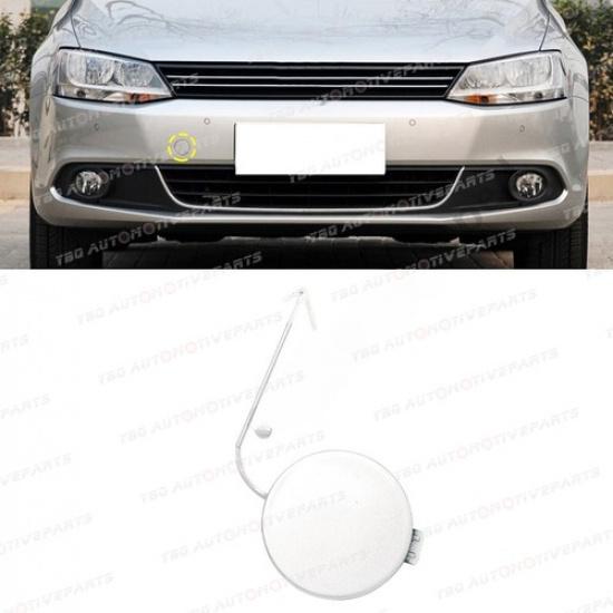 

PAINTED for Volkswagen Jetta 2011 - 2014 Front Bumper Tow Hook Hole Eye Cover срібний