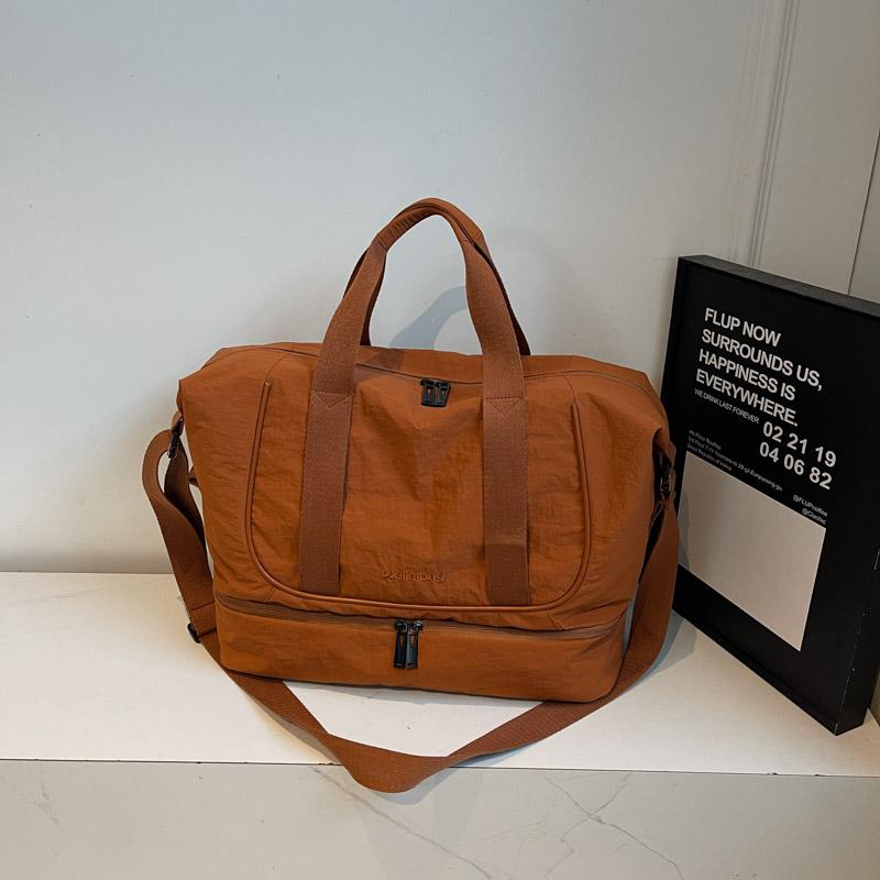 Travel Bag Large Capacity Shoulder Sports Fitness Bag Separation Shoes Bags Storage Storage Bag Dry Wet Separation