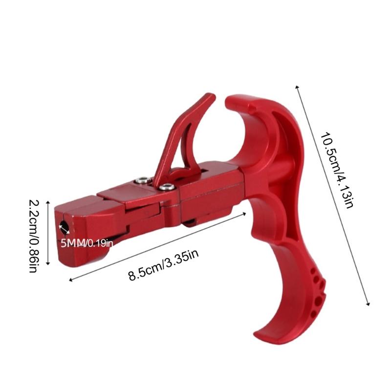 

1 шт. Пристрій для випуску рогатки Алюмінієвий Професійний Пристрій для випуску рогатки Катапульти Тригери Пристрій Інструмент 1pc червоний