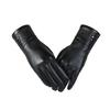 1Pair PU Touchscreen Gloves Touchscreen Windproof Gloves New Thermal Gloves  Winter Wear