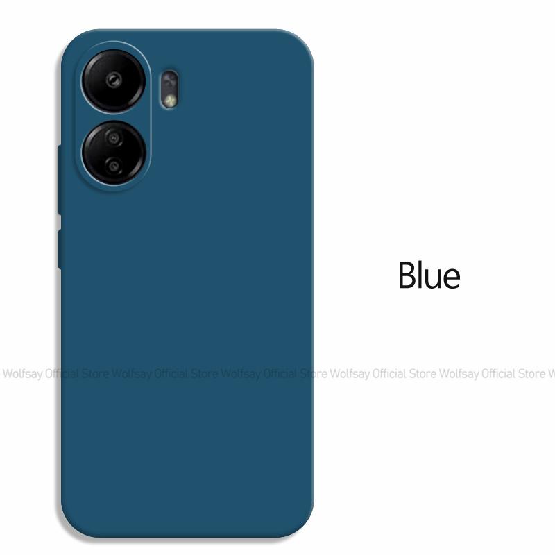 For Xiaomi Redmi 13C Case Xiaomi Redmi 15C 14C 13C 12C 10C Cover Cases Shockproof Liquid Silicone Phone Cover Xiaomi Redmi 13C