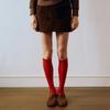 Logo Knee Socks (Red)