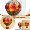 1 Stück Heißluftballon-Fänger Acryl Wandbehang Farbige Dekoration Innen Fensterdeko Hängende Kunst für Innen Außen