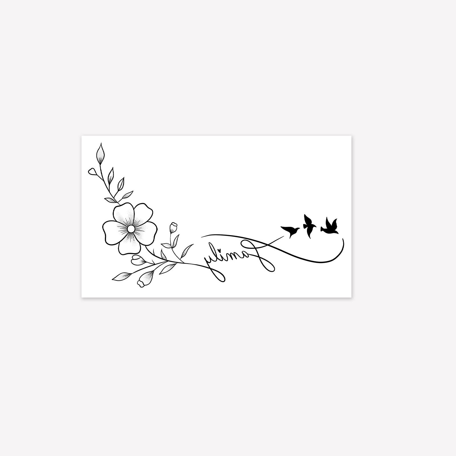 

Premium sense Y2K style retro simple red thorn ribbon waist tattoo sticker 15*9
