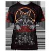 New Devil Satan 3D Printed Men's T-shirts Summer Fashion Harajuku Hip Hop Casual Tees Streetwear Personality Round Neck Y2k Tops