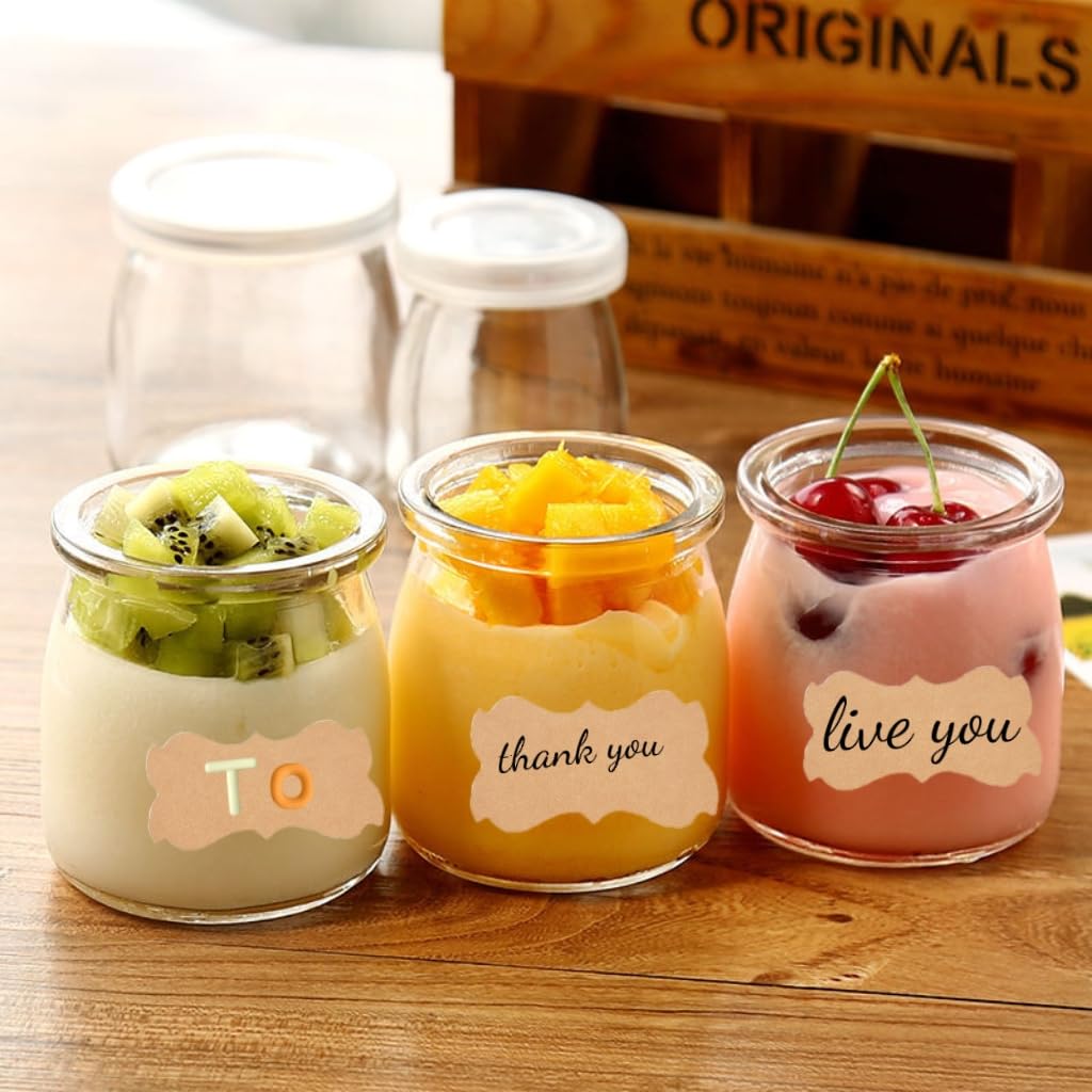 Natural Brown Kraft Paper Gift Tag Stickers Roll 300 Labels Festival Birthday Gift Tag Label Holiday Gift for Thank You Sticker Label