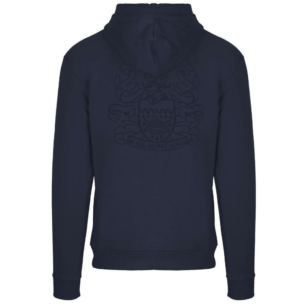 Aquascutum Men's Box Logo Full Zip Hoodie