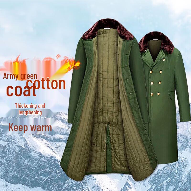 Men s Winter Military Green Cotton Parka