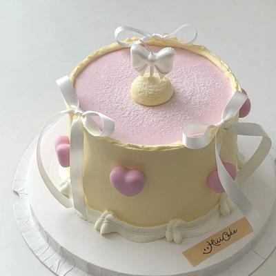 5pcs Bow Cake Candle Pink White Cute Creative Romantic Valentine's Day Candles Party Cake Happy Birthday Decoration Decor
