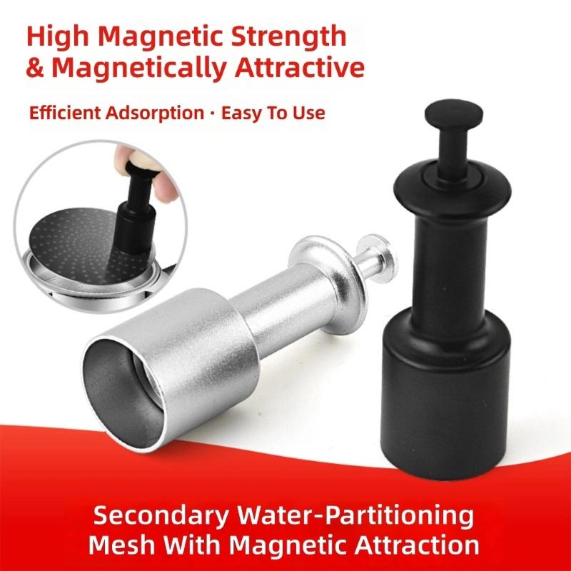 Adjustable Coffee Puck Screen Extraction Tool for Espresso Machines Aluminum Magnetic Design and Burn-Resistant Casing