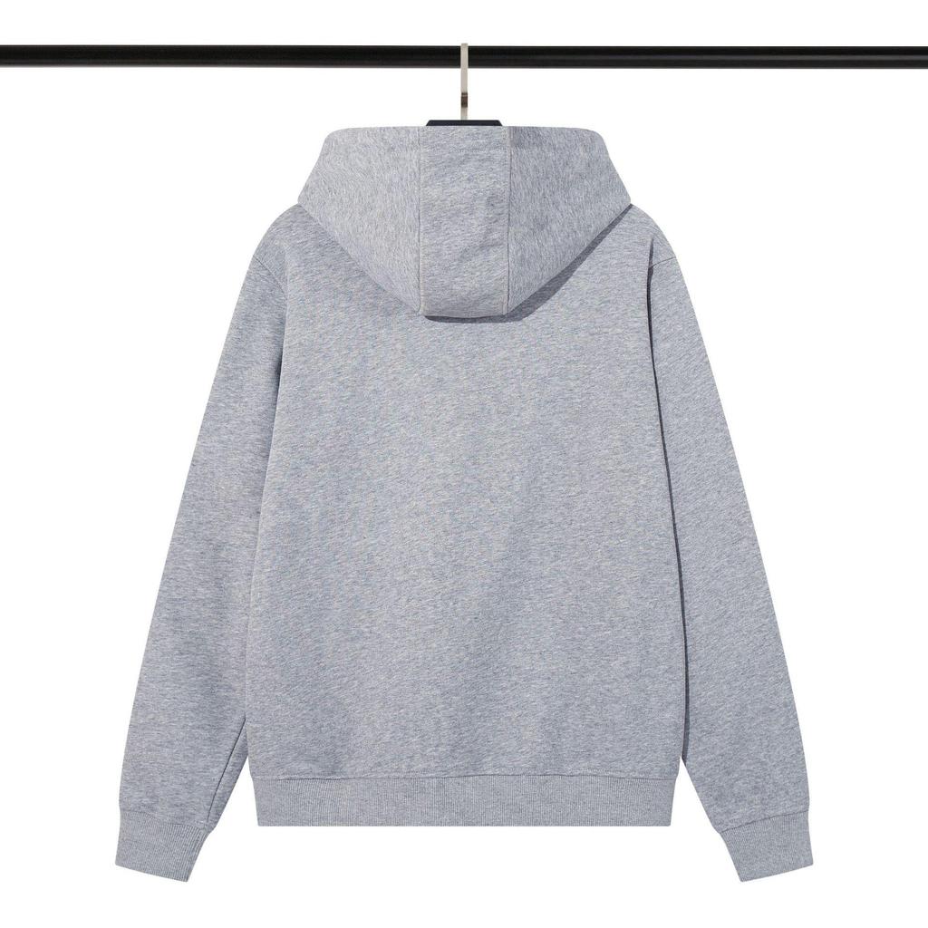 Einfarbiges Kapuzen-Sweatshirt mit Abzeichen - Island Tide Version
