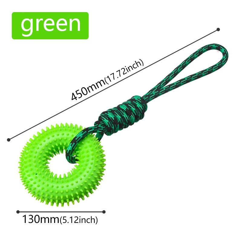 

Dog Vocal Toy Interactive Durable Knot Toy Grinding Teeth Cleaning Dog Teeth Cleaning Pet Supplies Dog toys Training Pet Supplie червоний