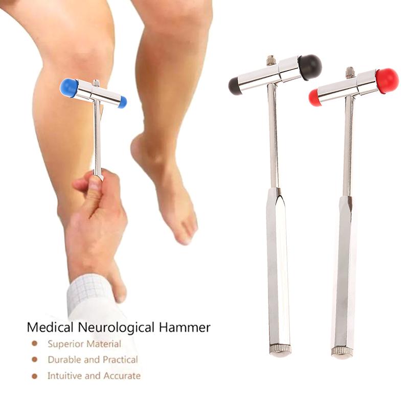 1 Stück Doppelkopf Neurologischer Massagehammer Multifunktionaler Perkussor Diagnostischer Reflex-Perkussionshammer Reflexhammer