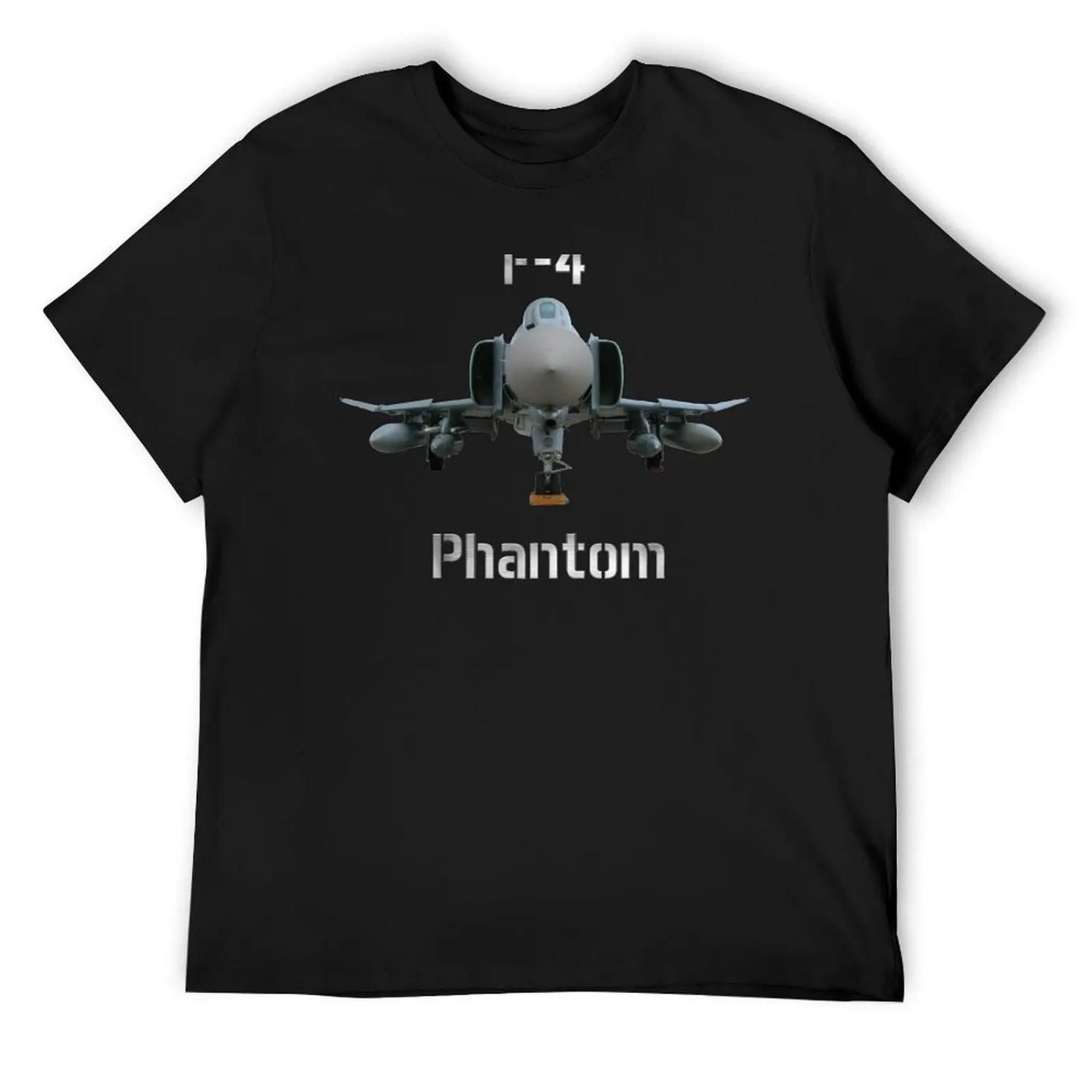 Истребитель F-4 Phantom, реактивный, перехватчик Футболка летние топы хлопковые футболки с принтом хлопковые мужские футболки однотонные белые футболки мужские S