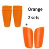 2 Pieces Soccer Set Crew Socks With Shin Guard Football Grip Socks,Leg Sleeve Sport Sock Covers for Adult