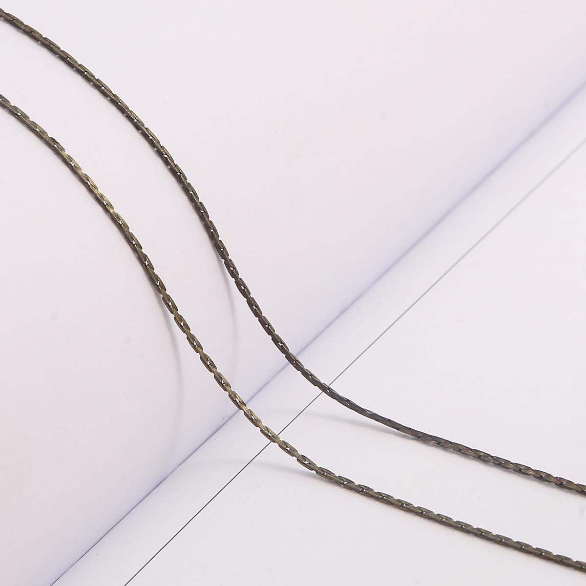 

1 м/лот 0,8 мм медная проволока, цепочка для ожерелья, звено для изготовления ювелирных изделий, удлинитель хвоста, колье «сделай сам», разъем для ножного браслета, поставки бронзовый