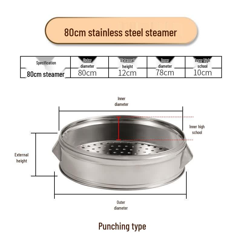 Lijia Commercial Multi-layer Stainless Steel Steamer