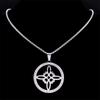 Gotischer Stil Edelstahl Knoten Anhänger Halskette Unisex Mode Schmuck