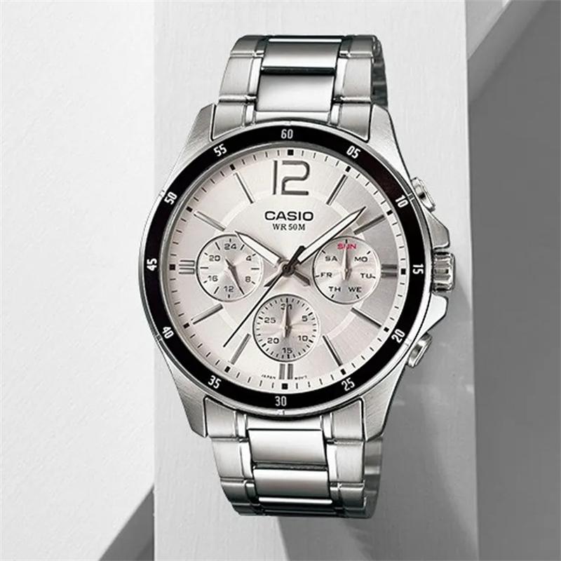 Casio Men White Watch MTP-1374D-7A-