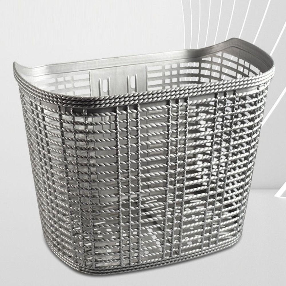 D-shaped Plastic&Steel Basket Plastic&Steel Scooter Front Holder  Cycling Accessories