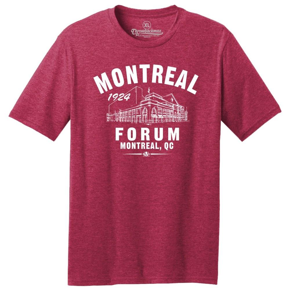

Montreal Forum 1924 Hockey TRI-BLEND Tee ShirtMontreal Canadians Unisex T-Shirt XL