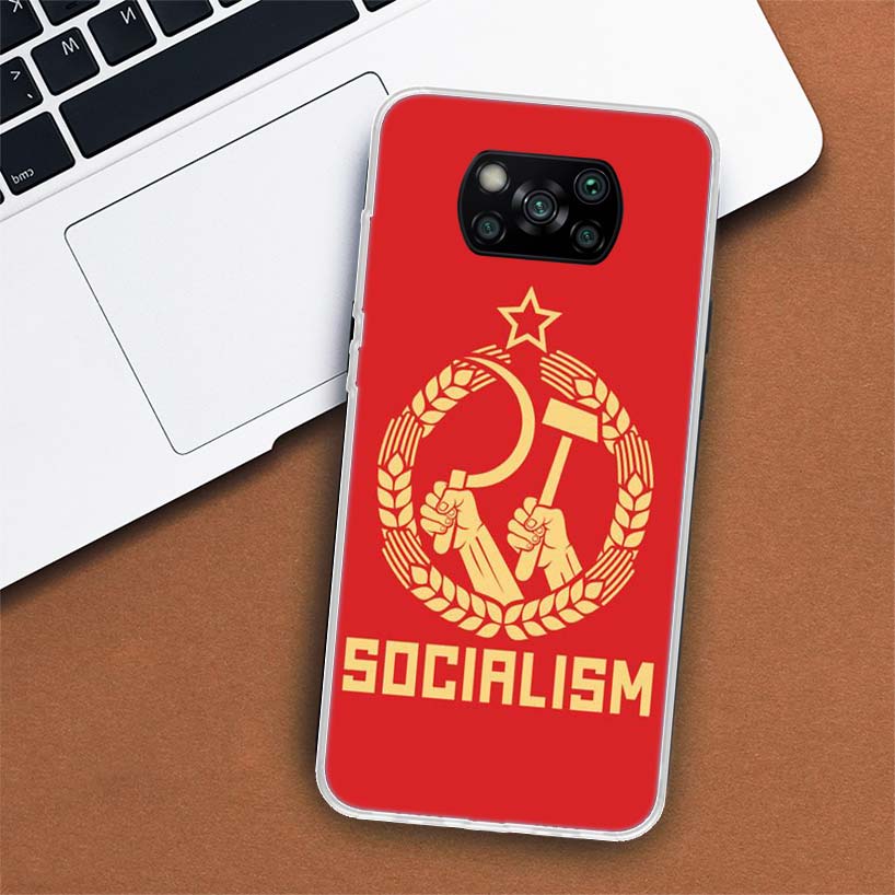 Soviet Union USSR Flag Phone Case For Xiaomi Mi 11 Lite 11i 12X 12 9 8 11T 10T 9T Pro 10 5X 6X Ultra 5G Cover Coque Capa