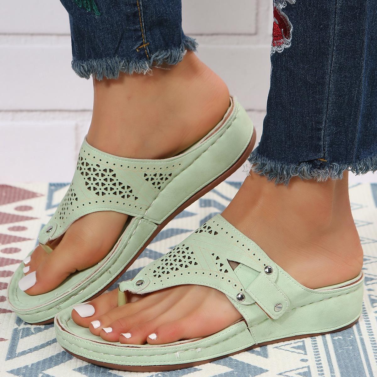 

Item number D51 Juti 2021 summer women s shoes foreign trade large size Amazon eBay43 size flat-soled laser sandals 35 зелёный