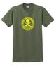 Zweiter Zusatzartikel Ursprüngliches Nationales Sicherheits-2. Gelbes Militärgrünes T-Shirt