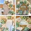 Green Balloons Arch Sage Green White Sand Gold Confetti Latex Ballon Garland Birthday Party Wedding Graduation Decoration Globos