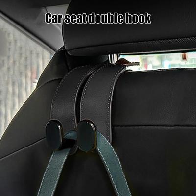 Car Headrest Hooks Hanger for Bag Seat Back Organizer Holder Clips Auto Fastener Hooks Car Storage Hook Mobile Phone Holder