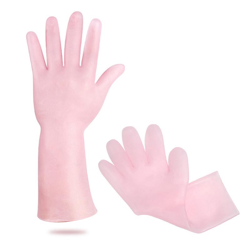 1Pair Moisturizing Silicone Gel Hand Care Gloves Anti-Cracking Protectors