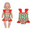 2026 New Summer Bikini Doll Clothes For 43cm Baby Doll 17 Inch Reborn Baby Doll Clothes