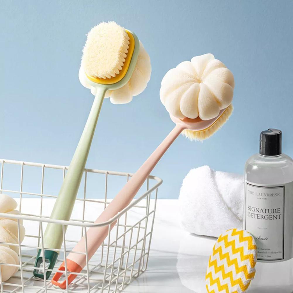 Long Handle Back Brush for Shower Soft Bristles Body Exfoliating Bath Brush Skin Health Shower Back Scrubber Bath Supplies