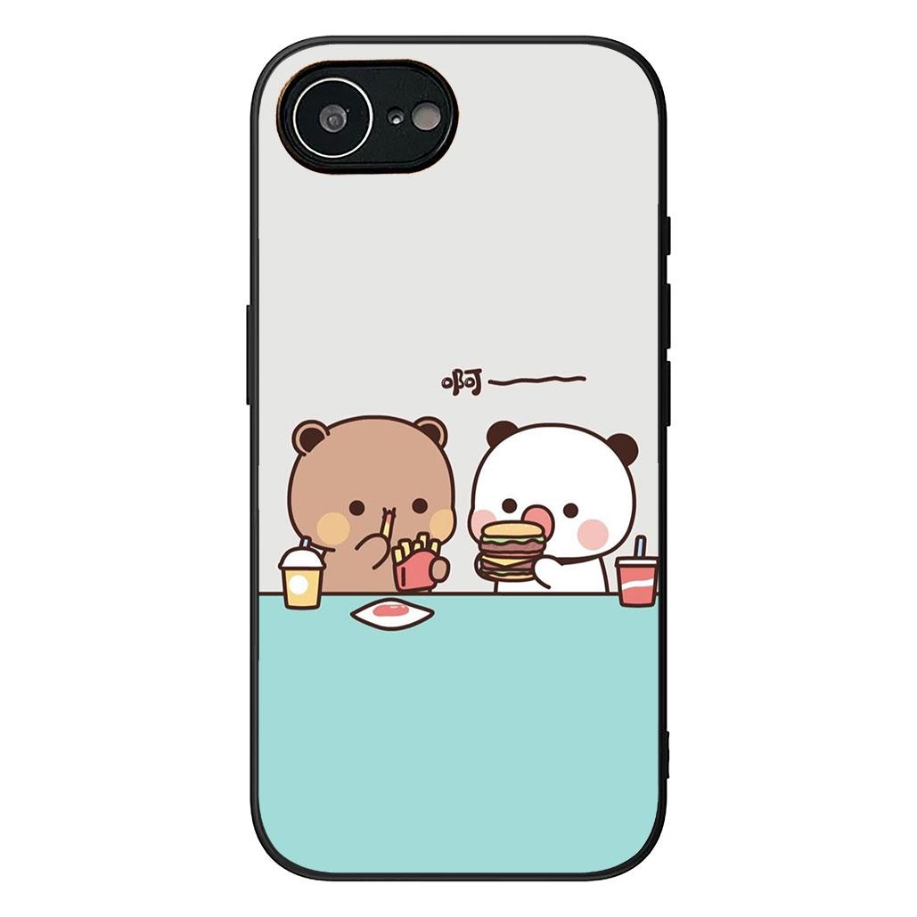 

B-Bubus D-Dudus Panda Bear kawaii Phone Case for Huawei P20 P30 Mate 20 Lite Pro Y7a Y6P Y7 2019 Nova 5T 3I Mate20 Soft Cover Huawei P20 Pro
