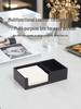 Square Leather Tissue Holder with Logo Printing - Creative Napkin Paper Storage Box for Hotels and Restaurants